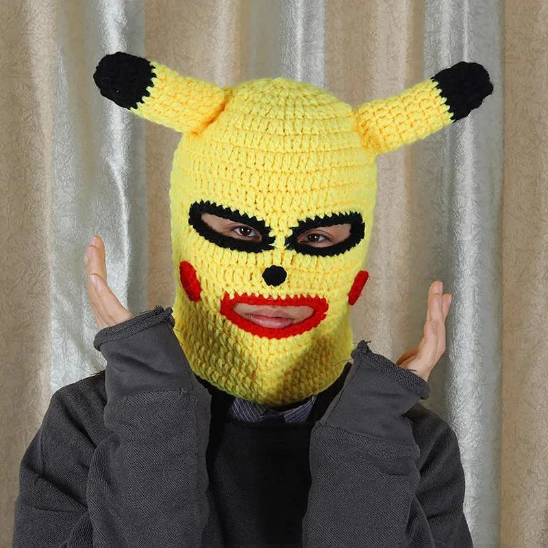 Pullover Pikachu beanie