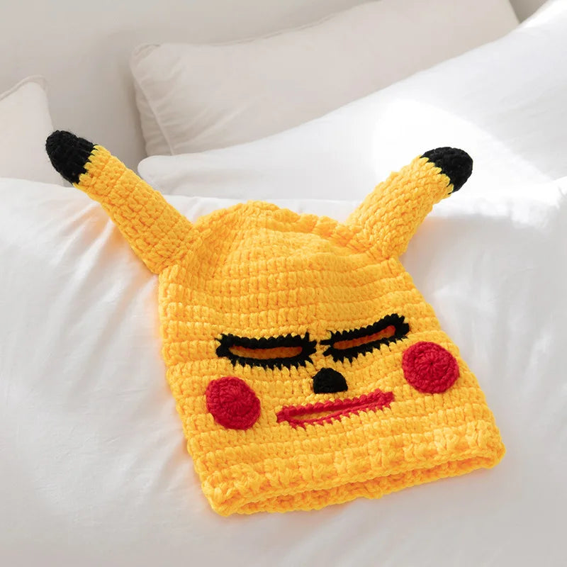 Pullover Pikachu beanie