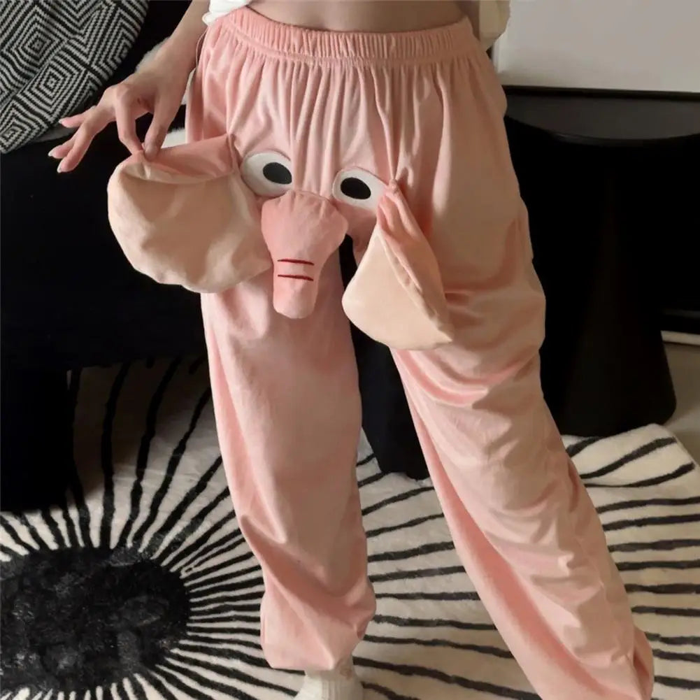 Elephant PJ pants (blue or pink)