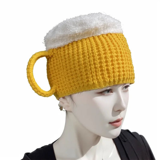 3D beer mug beanie