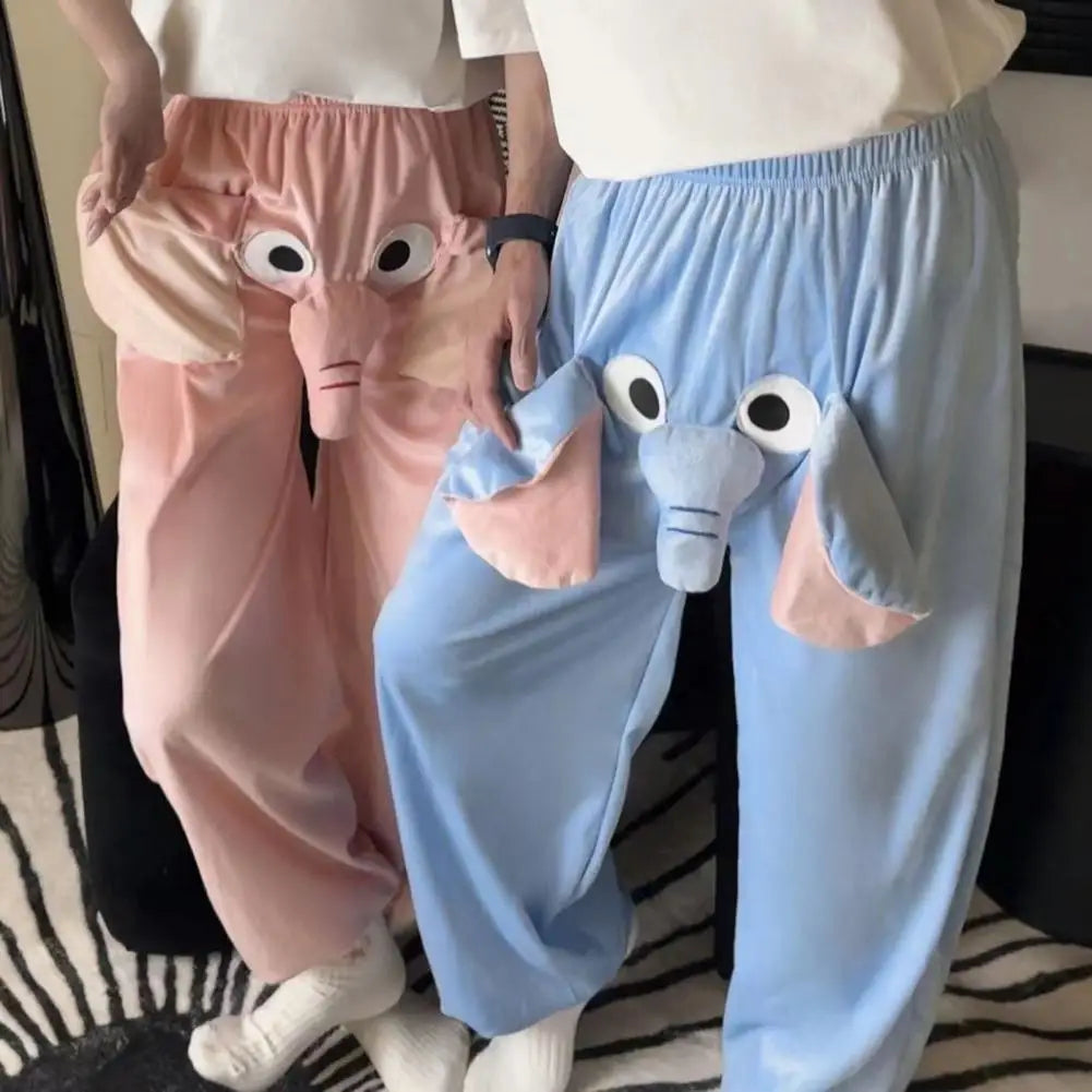 Elephant PJ pants (blue or pink)