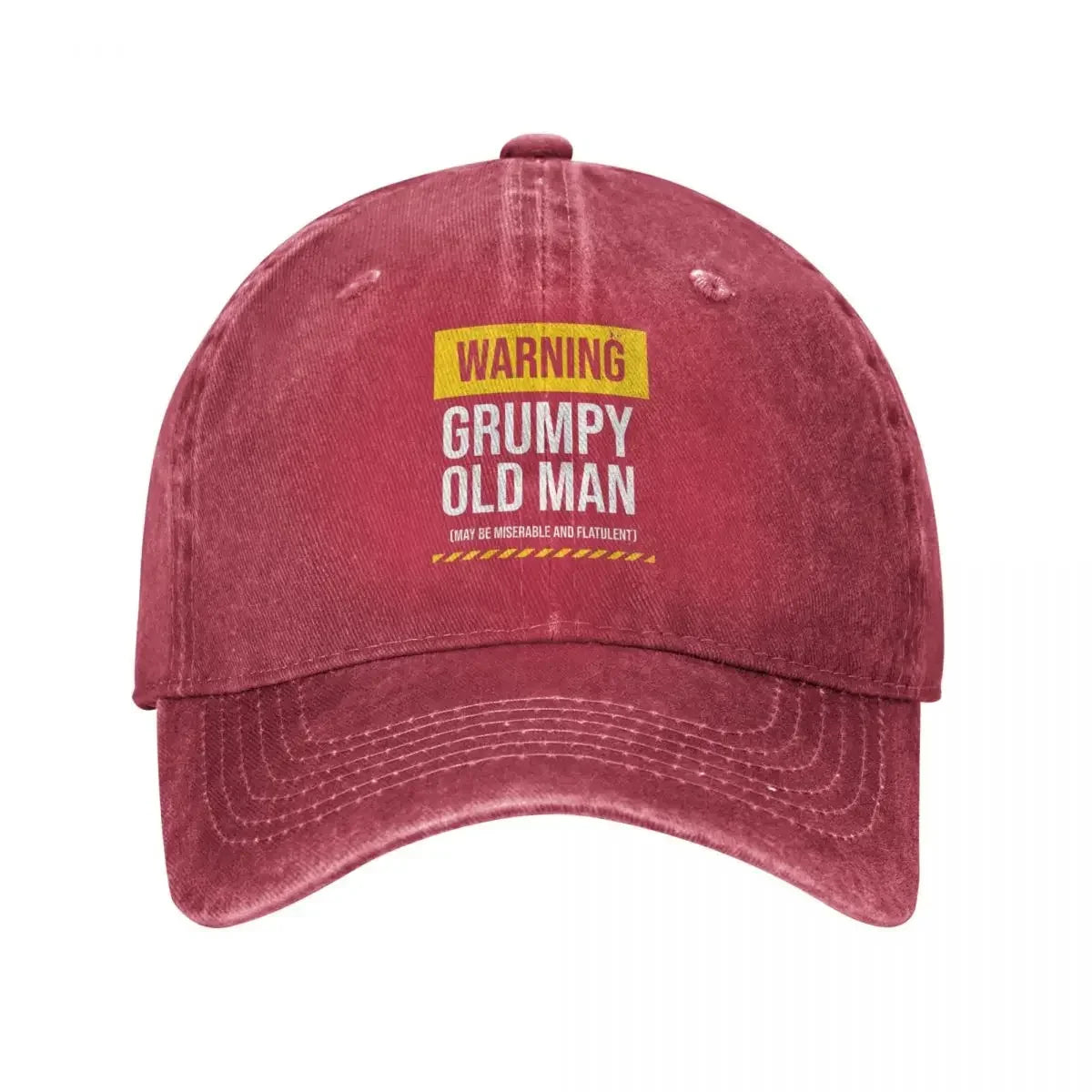 "Warning, Grumpy old man" Hat (multiple colors)