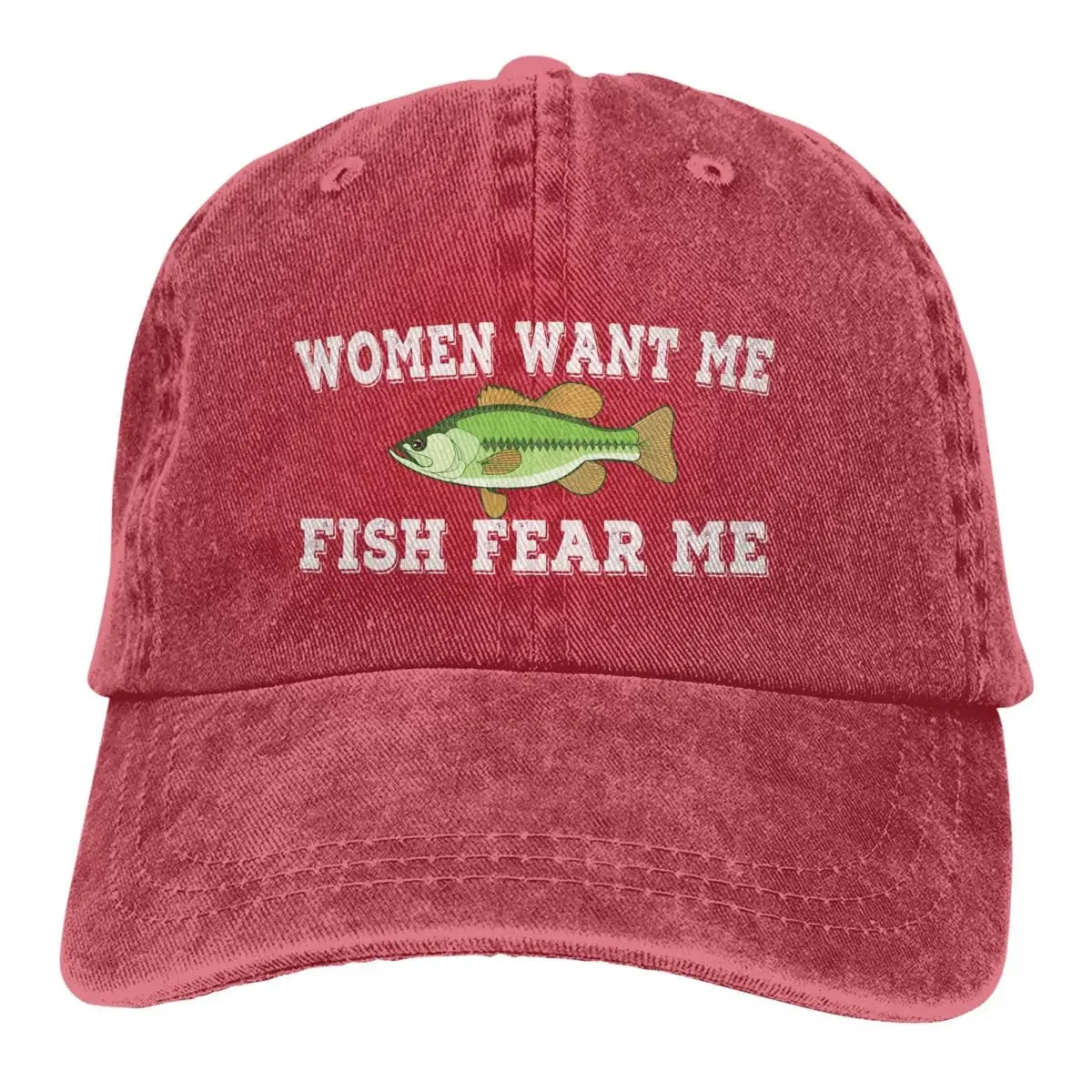 "Women want me, Fish fear me" Hat (multiple colors)