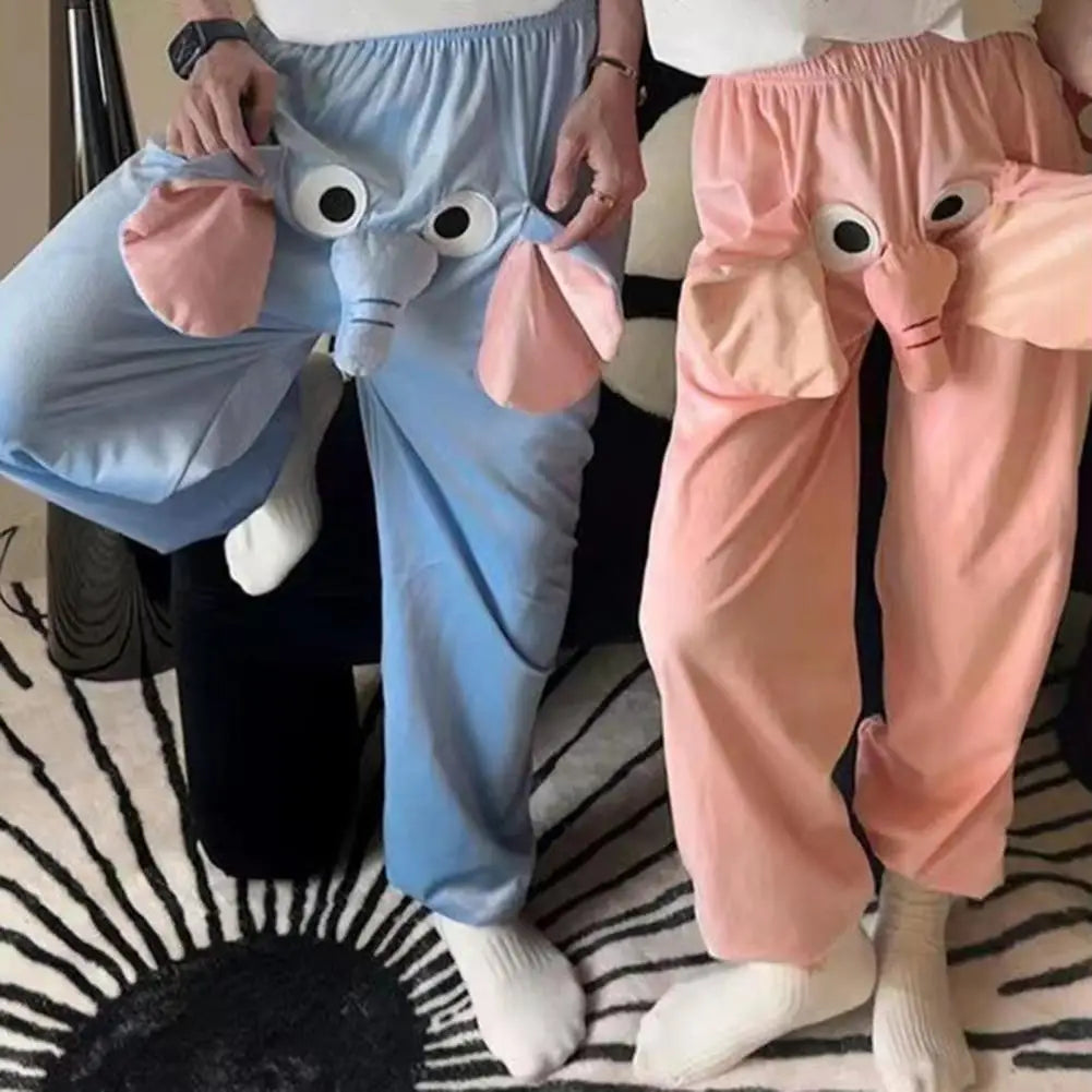 Elephant PJ pants (blue or pink)