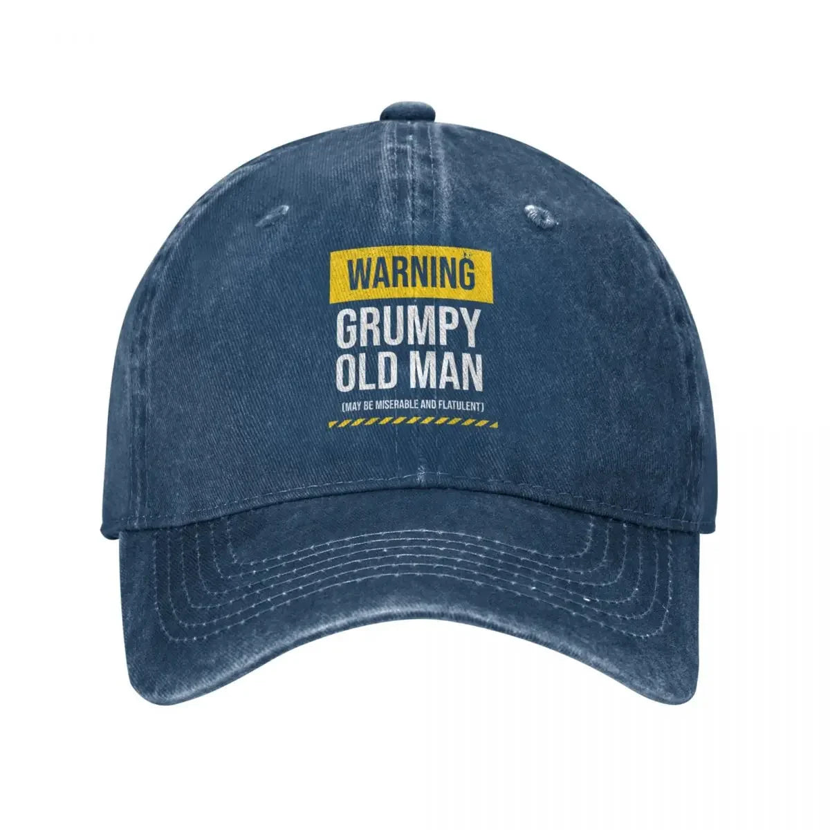 "Warning, Grumpy old man" Hat (multiple colors)