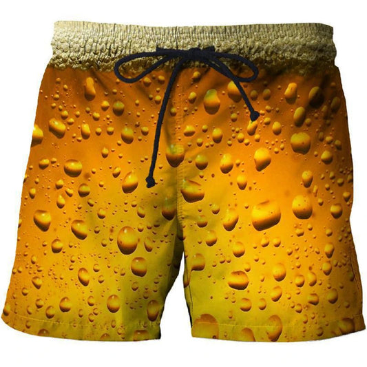 Beer swim trunks