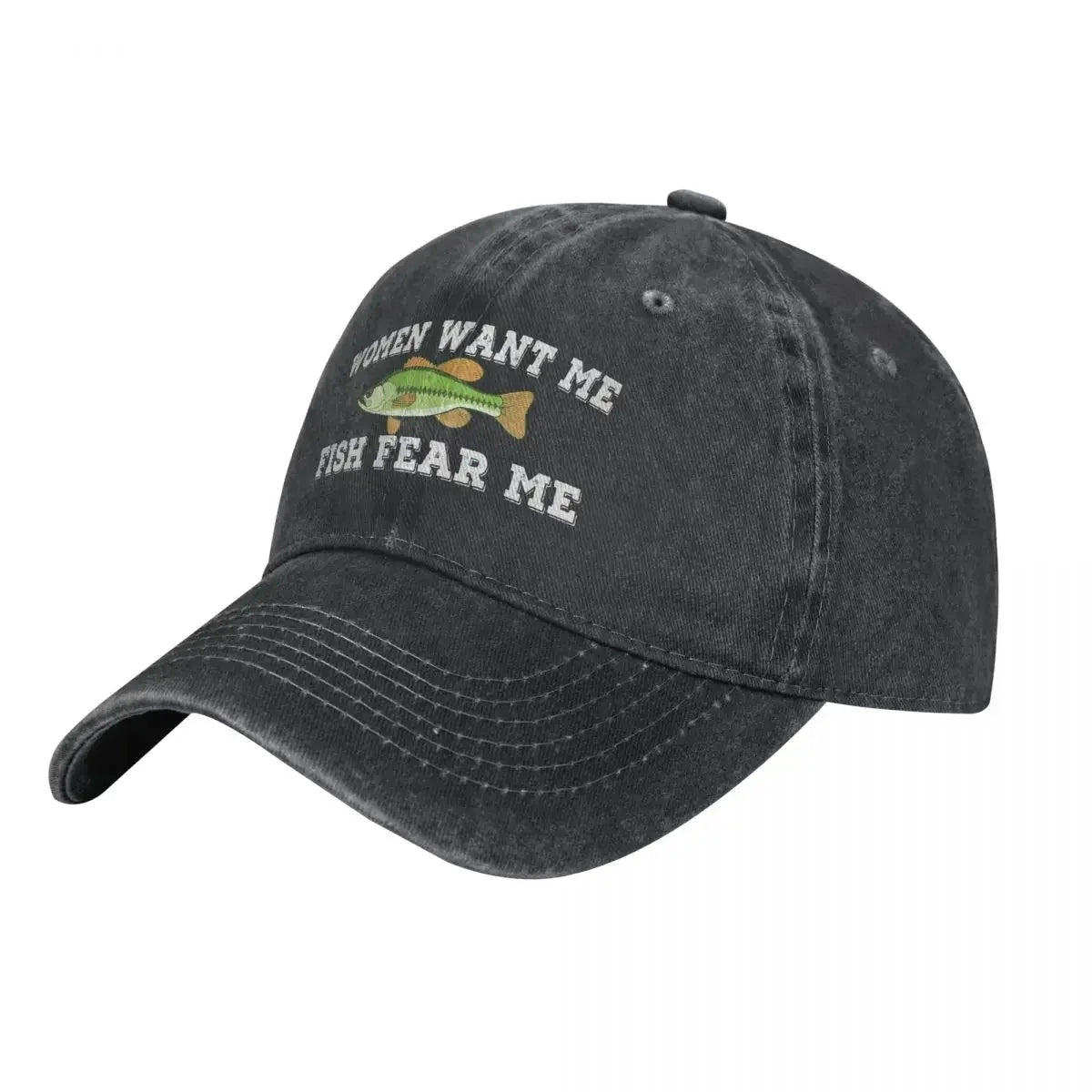 "Women want me, Fish fear me" Hat (multiple colors)