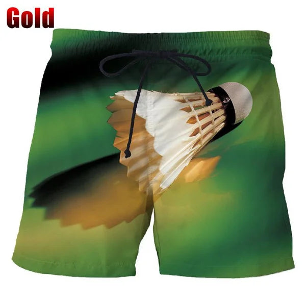 Badminton swim trunks