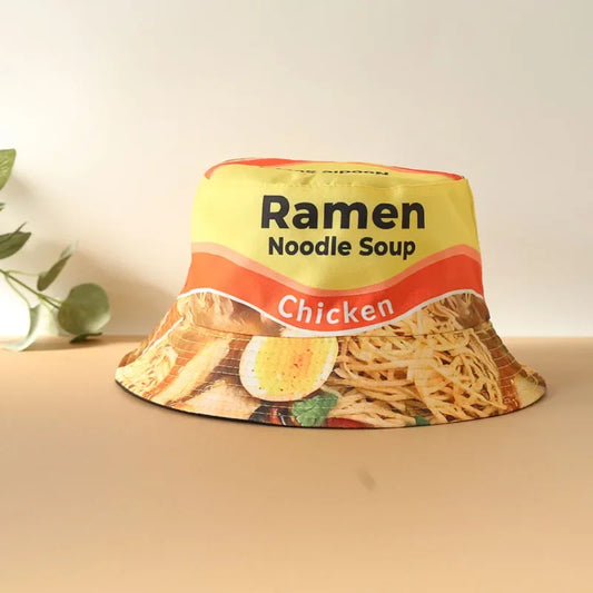 Chicken Ramen Noddle bucket hat