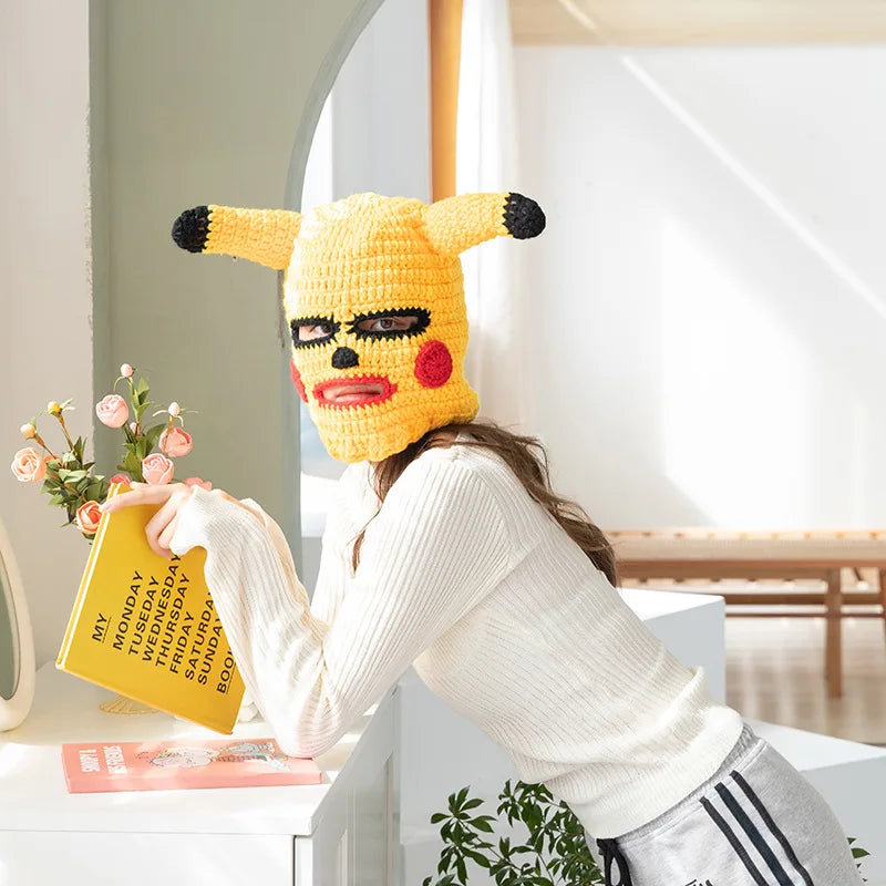 Pullover Pikachu beanie